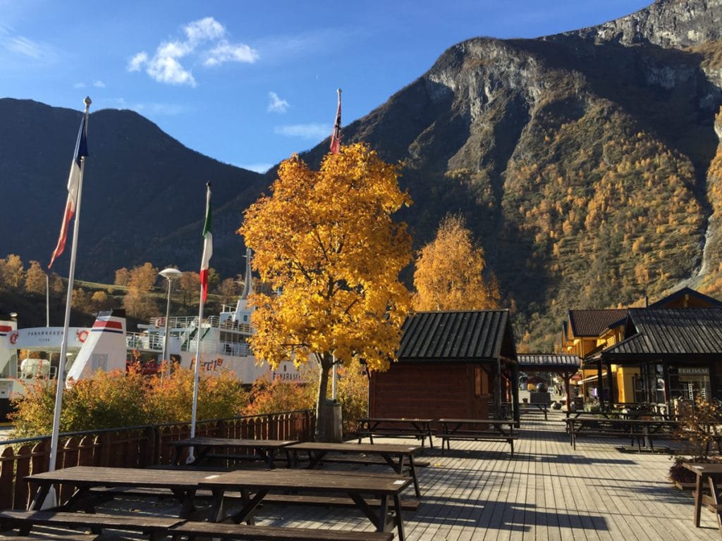 Flåm i høstfarger