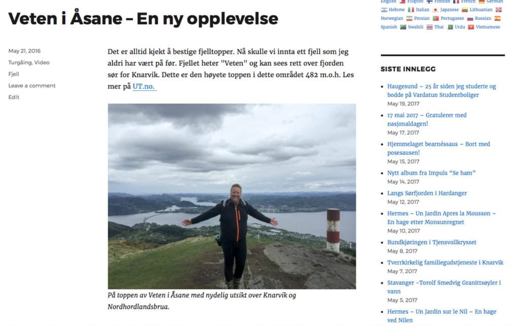 Vår blogg fyller 1 år