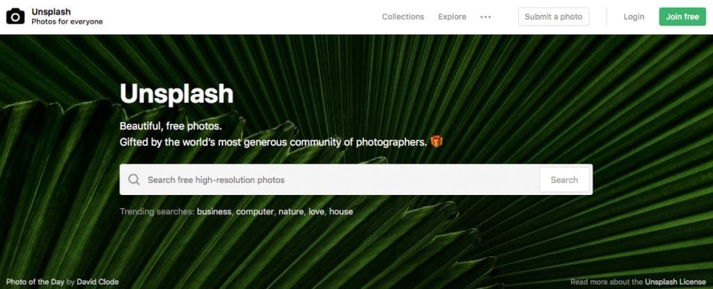 2018-mars Unsplash gratis bilder