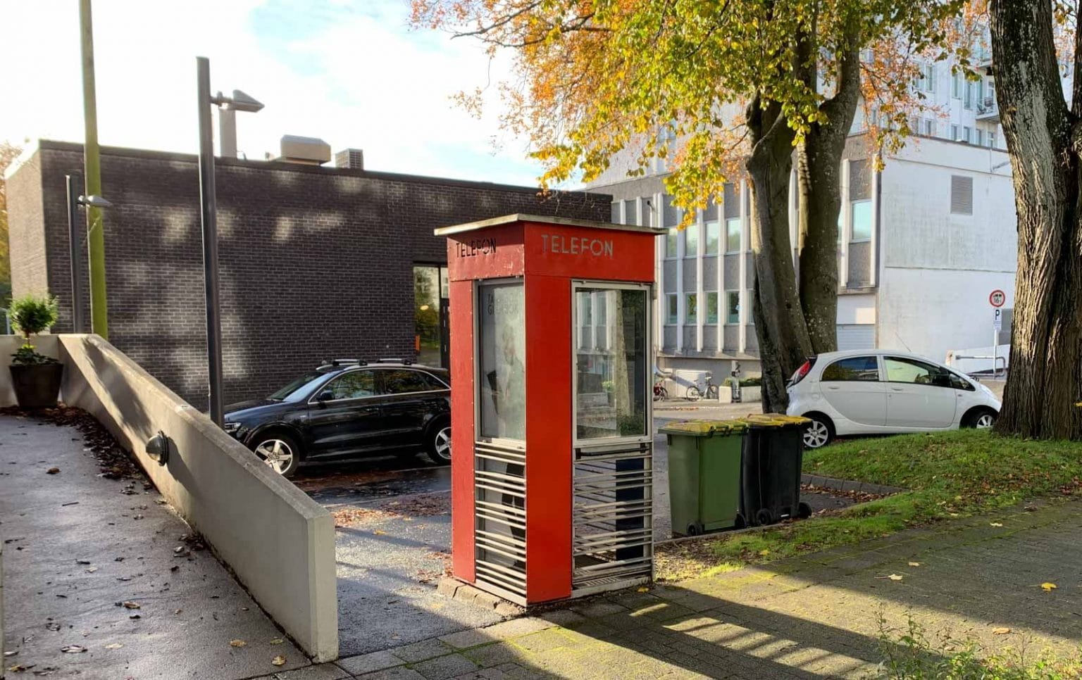 Den vernede telefonkiosken